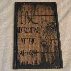 Farmhouse Decor Upcycled Sign